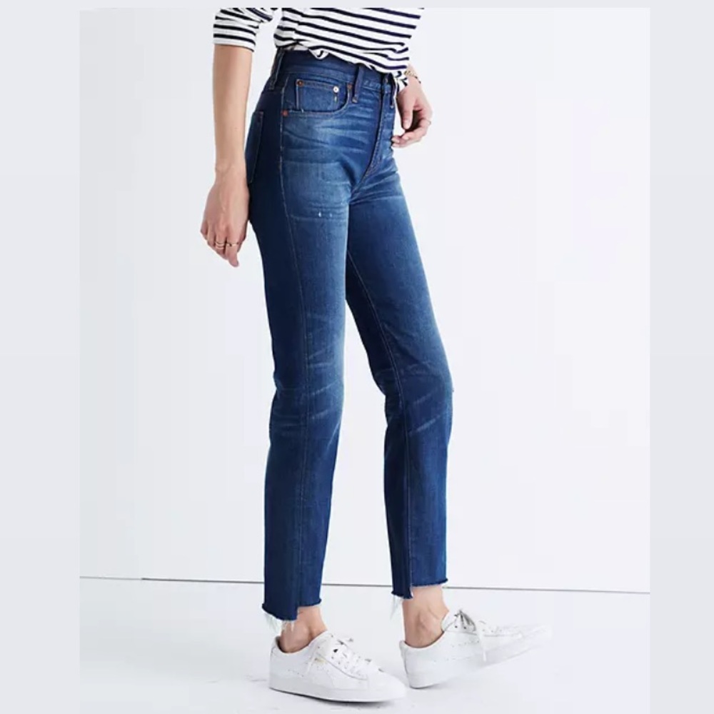 NWOT Madewell Perfect Vintage Jean in Step Hem